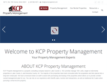 Tablet Screenshot of kcpmanagement.com